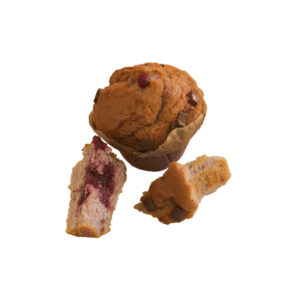 MUFFIN FRAMBOISE PEP CHOCO BLAN FOUR FRAMB 135GX40